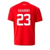 Schweiz Xherdan Shaqiri #23 Hemmatröja VM 2022 Korta ärmar